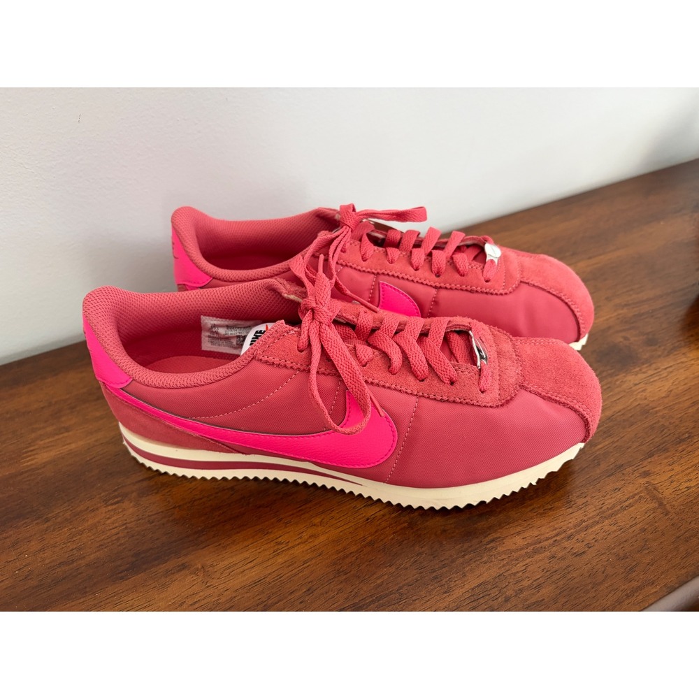 Nike Cortez Textile Women's Shoes in Adobe and Hyper Pink Size‎ 10 NWOT